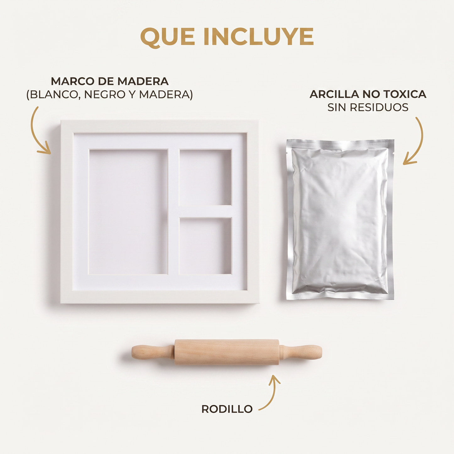 Kit Huella de Gato en Arcilla